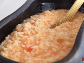 receita fácil de arroz de tomate