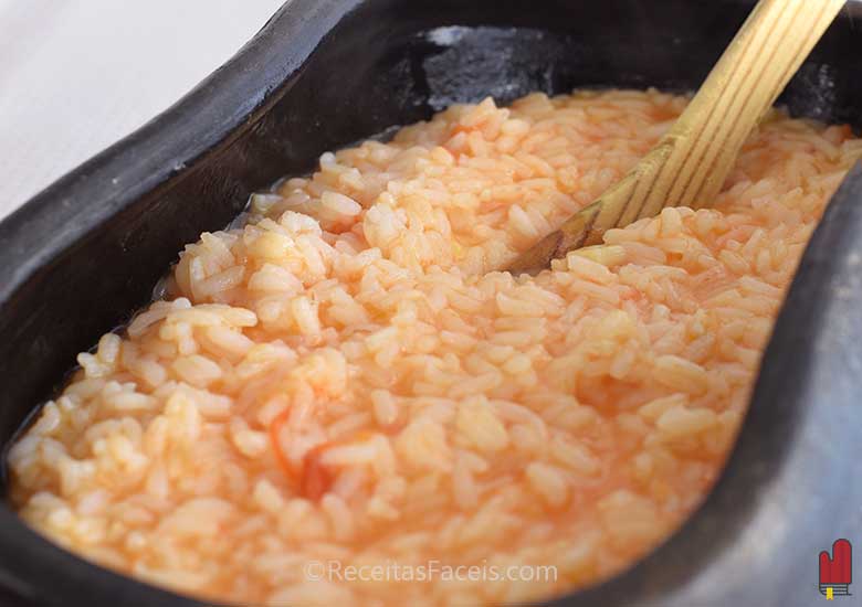receita fácil de arroz de tomate