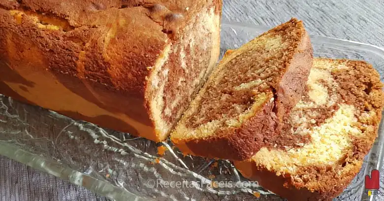 Receita fácil de Bolo de Mármore