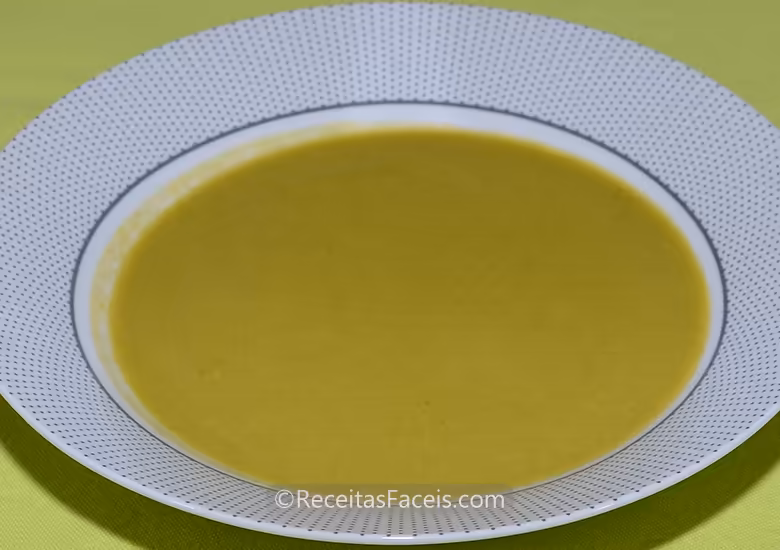 Receita fácil de creme de espinafres