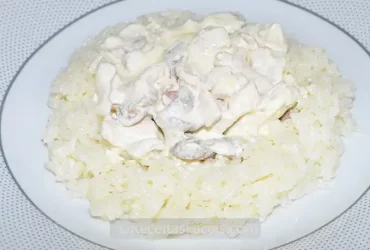 Receita fácil de strogonoff de peru