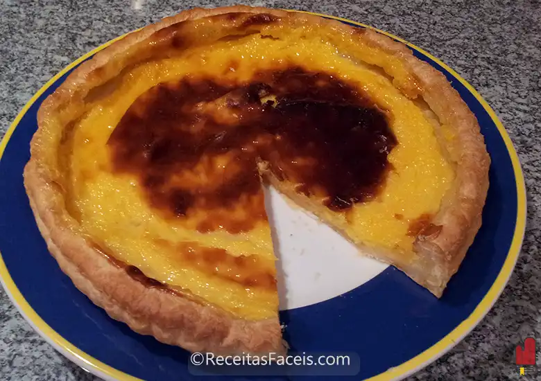 receita fácil de tarte de nata gelada