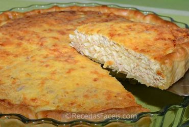 receita fácil de quiche de atum