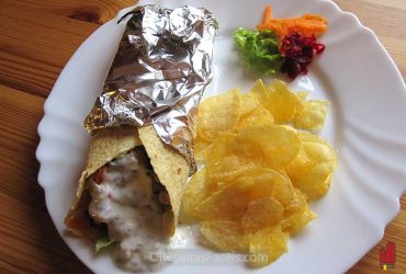 receita facil de wrap de carne de porco