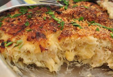 Receita fácil de bacalhau com natas