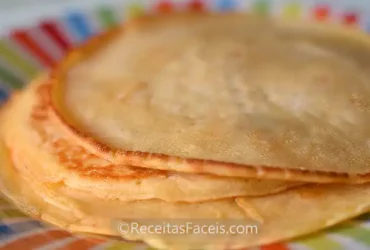 receita fácil panquecas