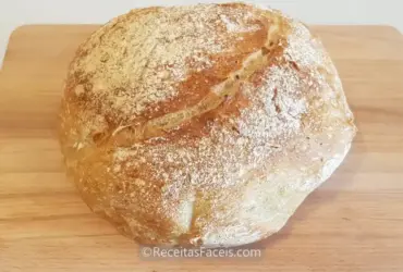 Receita fácil de Pão Rústico