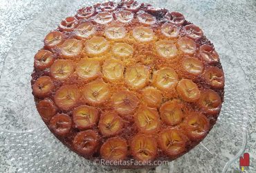 receita fácil de bolo de banana