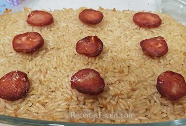 Receita fácil de arroz de pato